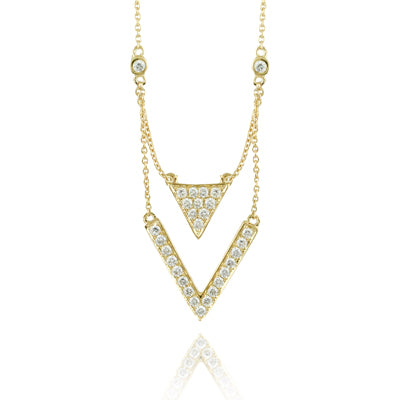 Doves Diamond Fashion Necklace