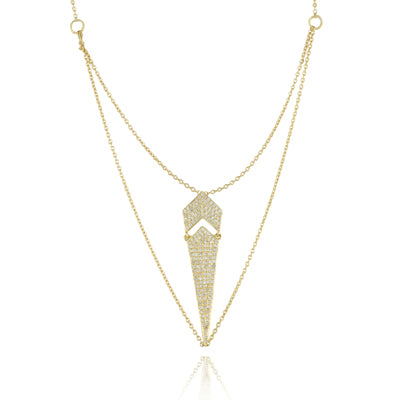 Doves Diamond Fashion Necklace