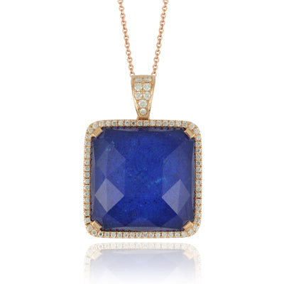 Doves Lapis Pendant