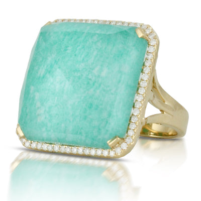 Doves Amazonite Ring — MulloysJewelry