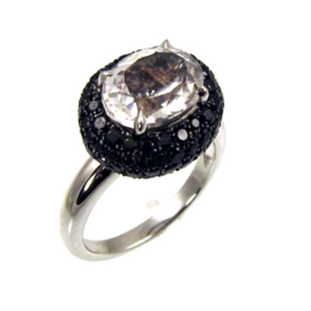 Doves White Topaz Ring