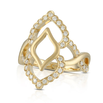 Doves Diamond Fashion Ring