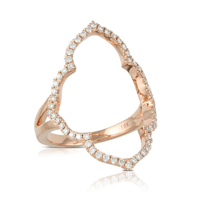 Doves Diamond Fashion Ring