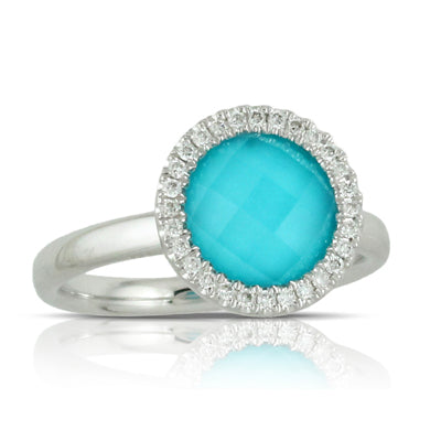 Doves Turquoise Ring