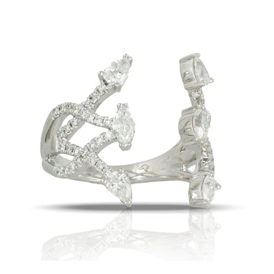 Doves Diamond Fashion Ring