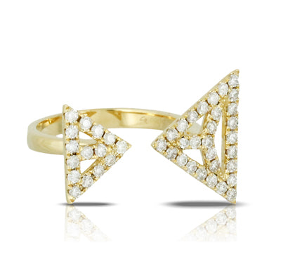 Doves Diamond Fashion Ring