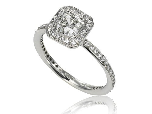 RITANI PLATINUM DIAMOND ENGAGEMENT RING FROM THE ENDLESS