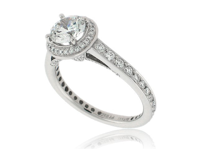 RITANI PLATINUM VS/G DIAMOND ENGAGEMENT RING SETTING FROM