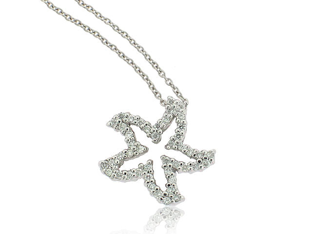 Jai's 14K White Gold Starfish Pendant