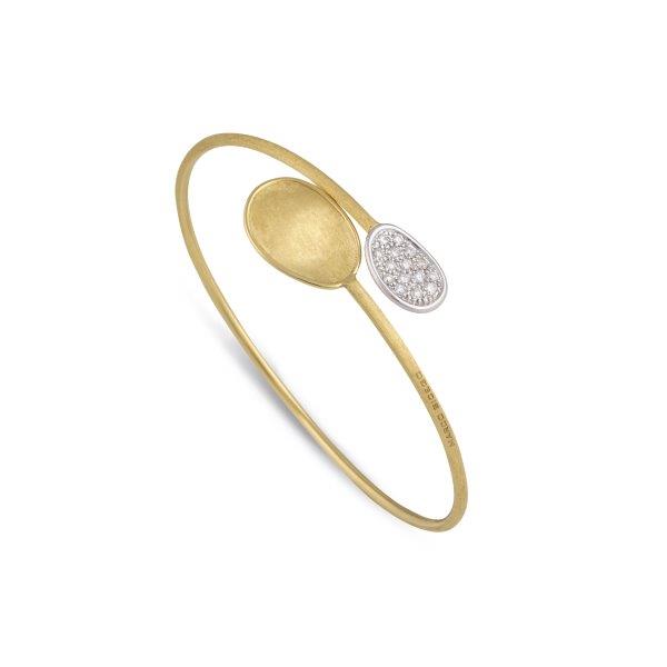 MARCO BICEGO 18K GOLD BANGLE FROM THE LUNARIA COLLECTION