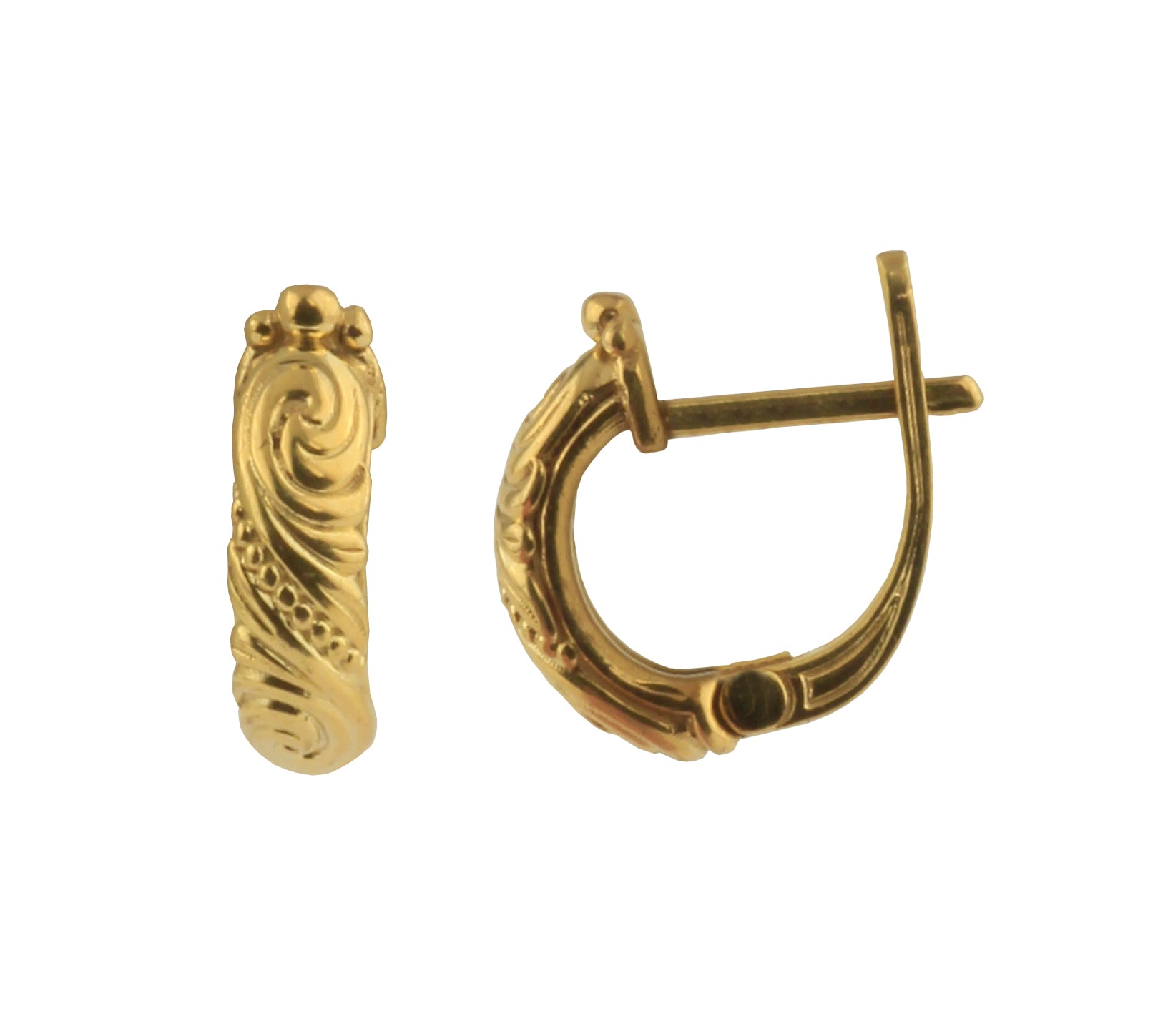 KONSTANTINO 18KT GOLD (2.97GR +/-)  EARRINGS FROM THE FLAMENCO GOLD  COLLECTION