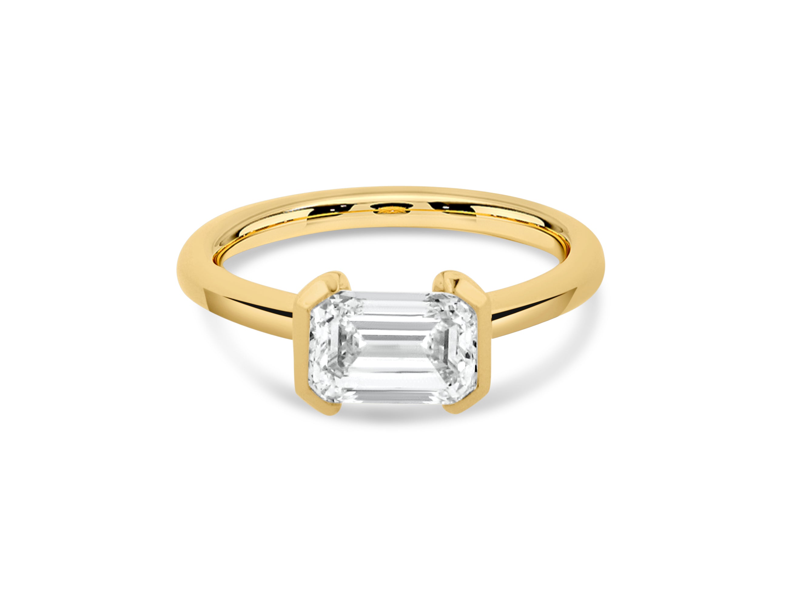 PRIVE' 1.56CT SI1 CLARITY AND E COLOR EMERALD CUT SWAROVSKI LAB GROWN DIAMOND.  CERTIFIED AND EXCELLENT CUT