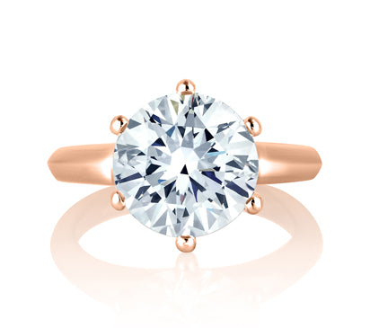 A.JAFFE CLASSICS CLASSIC 6 PRONG SOLITAIRE ENGAGEMENT RING