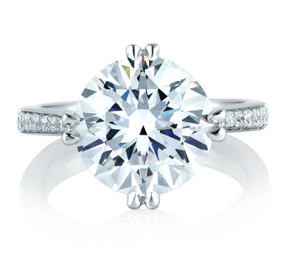 A.JAFFE SEASONS OF LOVE ROUND STATEMENT ENGAGEMENT RING 0.29             (not including center ston