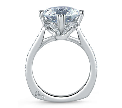 A.JAFFE SEASONS OF LOVE ROUND STATEMENT ENGAGEMENT RING 0.29             (not including center ston