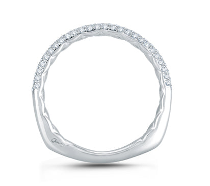 A.JAFFE QUILTED COLLECTION DELICATE QUILTED ANNIVERSARY BAND 0.29